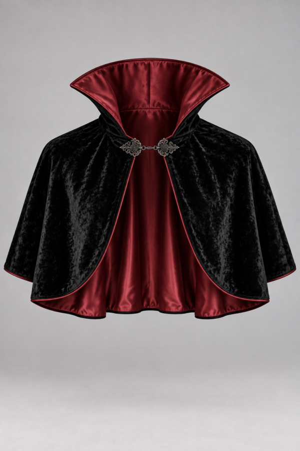 Men's Vampire Velvet Cape