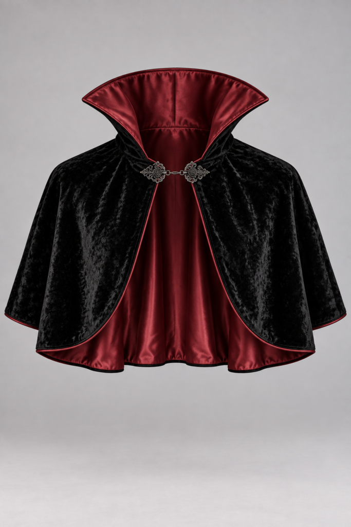Men's Vampire Velvet Cape